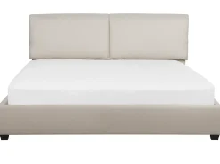 Seng BELFORT 180 x 200 cm Lys Beige