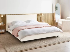 Seng Boucle ALBI 180 x 200 cm Cremehvid