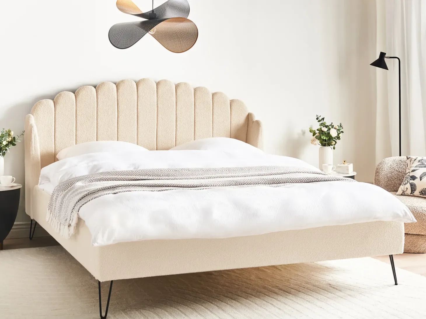 Seng Boucle AMBILLOU 180 x 200 cm Beige