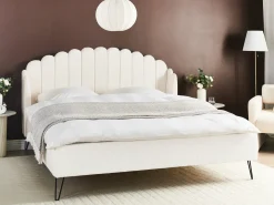 Seng Boucle AMBILLOU 180 x 200 cm Cremehvid