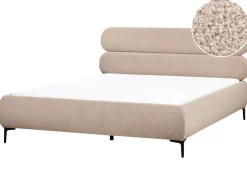 Seng Boucle LESSAY 180 x 200 cm Brungrå