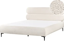 Seng Boucle LESSAY 180 x 200 cm Cremehvid