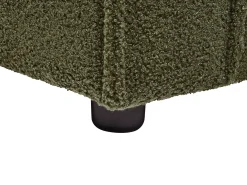 Seng Boucle LINARDS 180 x 200 cm Mørkegrøn