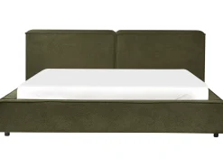 Seng Boucle LINARDS 180 x 200 cm Mørkegrøn