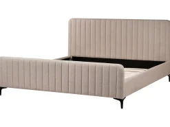 Seng Boucle LUNAN 180 x 200 cm Brungrå