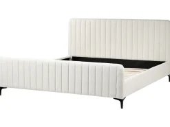 Seng Boucle LUNAN 180 x 200 cm Cremehvid