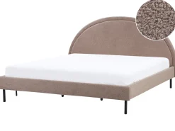 Seng Boucle MARGUT 180 x 200 cm Brungrå