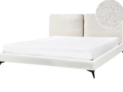 Seng Boucle MELLE 180 x 200 cm Cremehvid