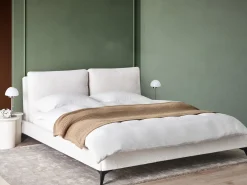 Seng Boucle MELLE 180 x 200 cm Cremehvid