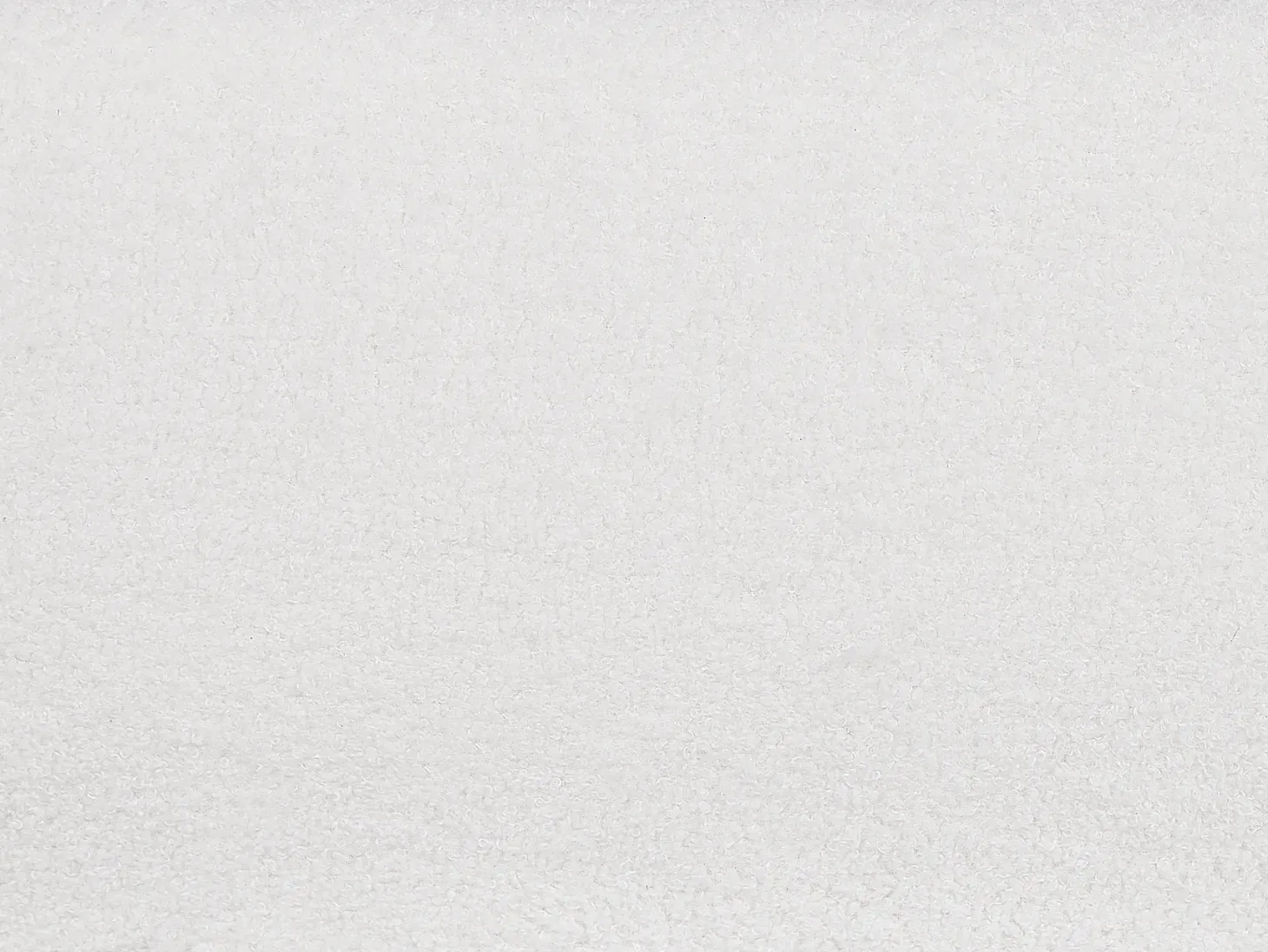 Seng Boucle VINAY 180 x 200 cm Hvid