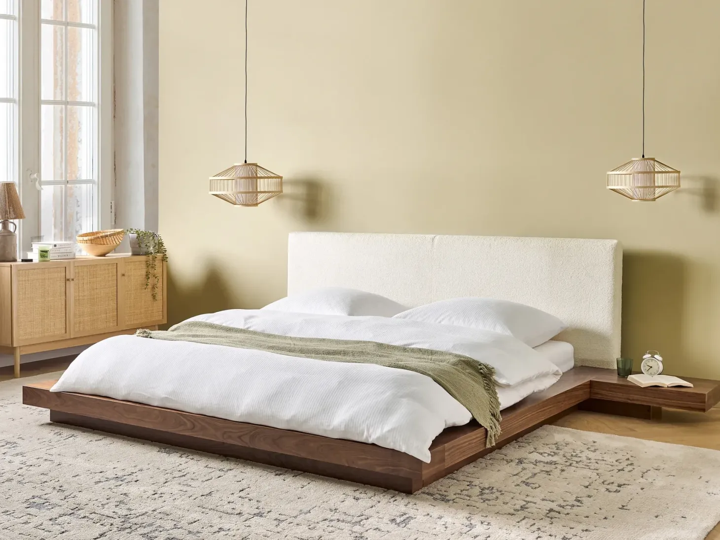 Seng Boucle ZEN 180 x 200 cm Brun ask