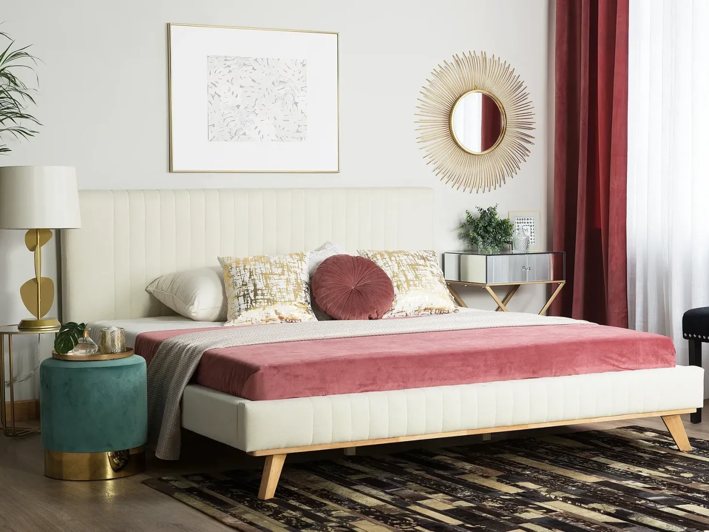 Seng Chenille TALENCE 160 x 200 cm Lys Beige