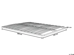 Sengebund med lameller COMBOURG 160 x 200 cm