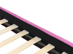 Sengekappe Velour FITOU 90x200 cm Fuchsia