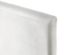 Sengekappe Velour FITOU 180 x 200 cm Hvid