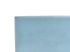 Sengekappe Velour FITOU 90x200 cm Himmelblå