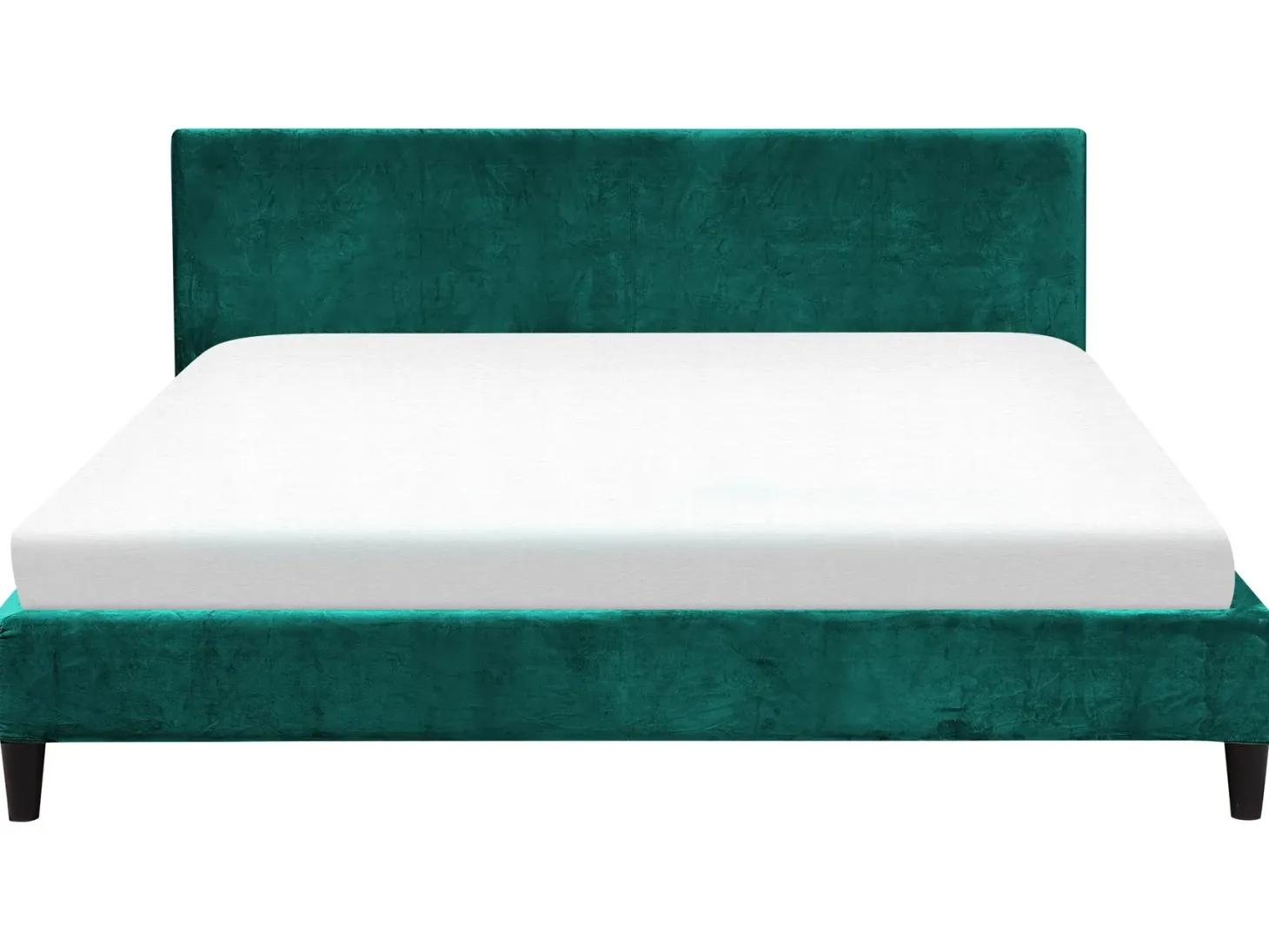 Sengekappe Velour FITOU 180 x 200 cm Smaragdgrøn