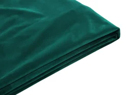 Sengekappe Velour FITOU 180 x 200 cm Smaragdgrøn