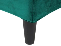 Sengekappe Velour FITOU 180 x 200 cm Smaragdgrøn