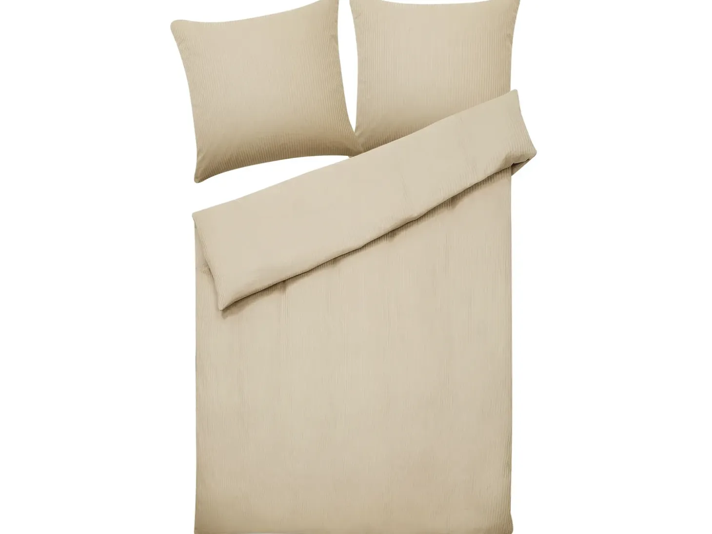 Sengetøj AVONDALE Bomulds-satin 155 x 220 cm Beige