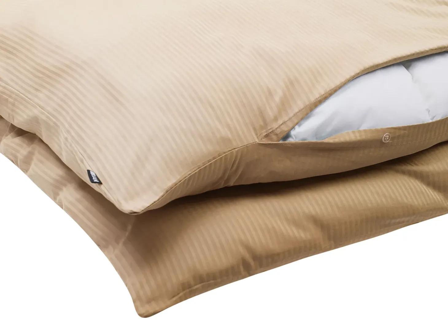 Sengetøj AVONDALE Bomulds-satin 155 x 220 cm Beige