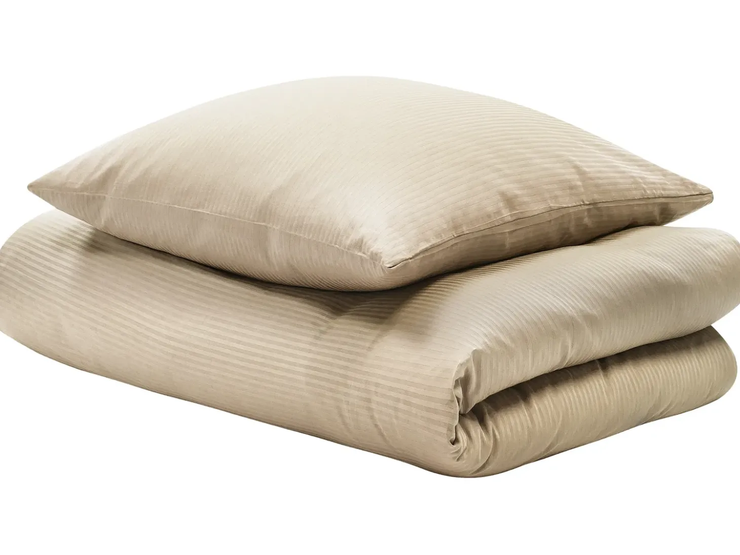 Sengetøj AVONDALE Bomulds-satin 155 x 220 cm Beige