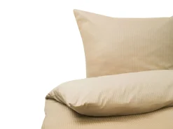Sengetøj AVONDALE Bomulds-satin 155 x 220 cm Beige