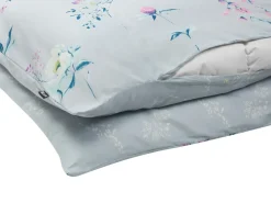 Sengetøj EVERGREEN Bomulds-satin 220 x 240 cm Himmelblå