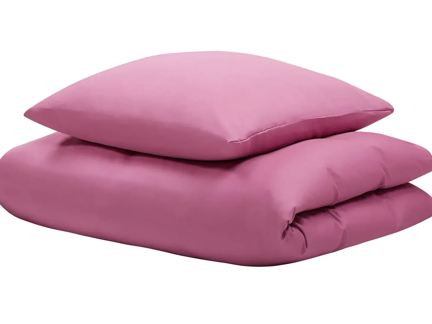 Sengetøj HARMONRIDGE Bomulds-satin 135 x 200 cm Lyserød