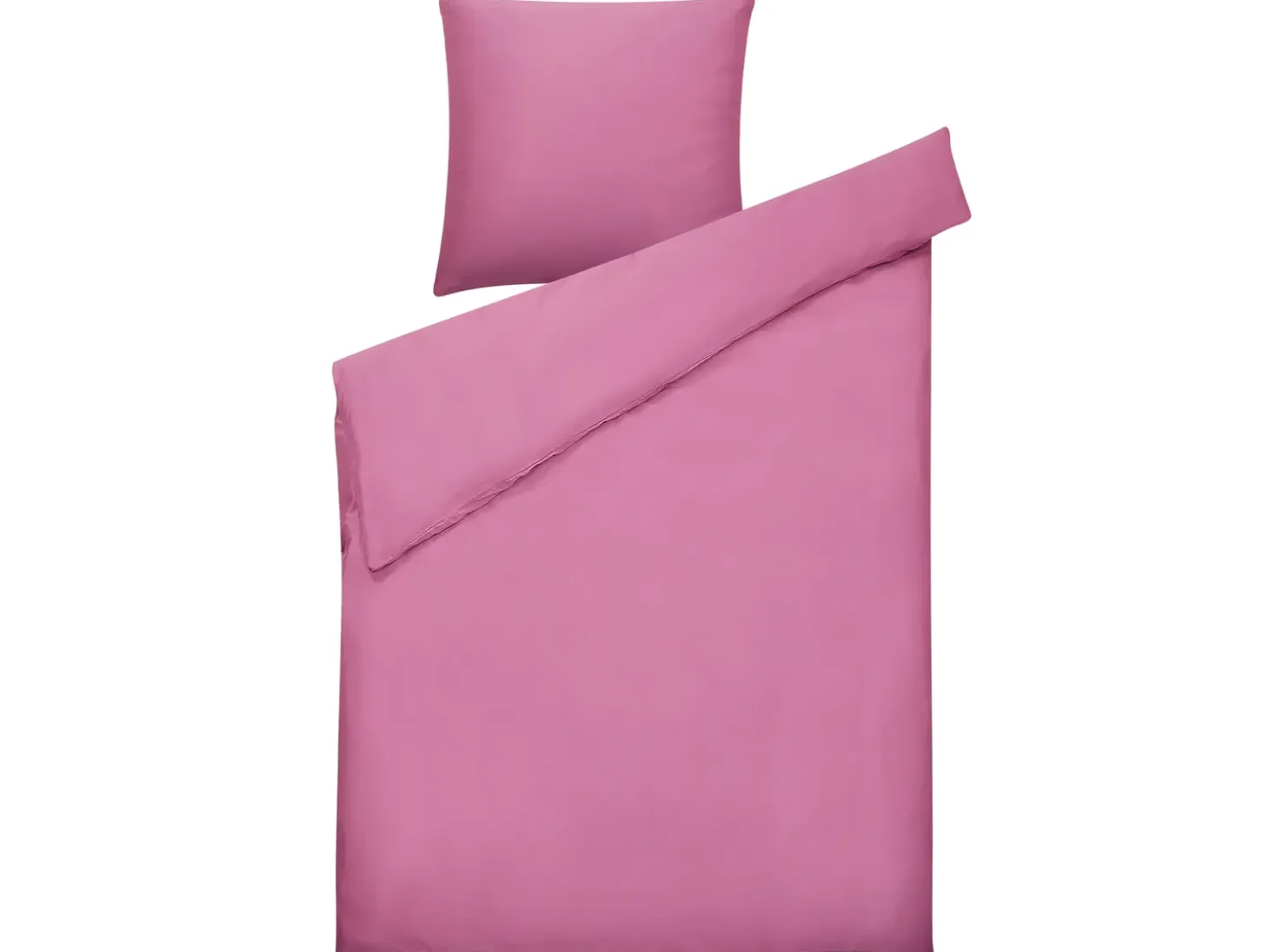 Sengetøj HARMONRIDGE Bomulds-satin 135 x 200 cm Lyserød