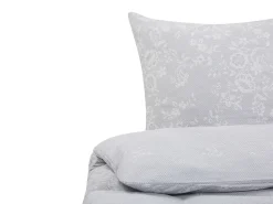 Sengetøj MORNINGSIDE Bomulds-satin 135 x 200 cm Grå