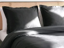 Sengetøj PARKROSE Bomulds-satin 220 x 240 cm Sort