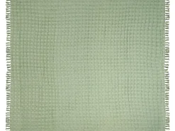 Sengetæppe BERE Bomuld 220 x 240 cm Grøn