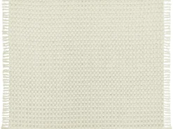 Sengetæppe BERE Bomuld 220 x 240 cm Cremehvid