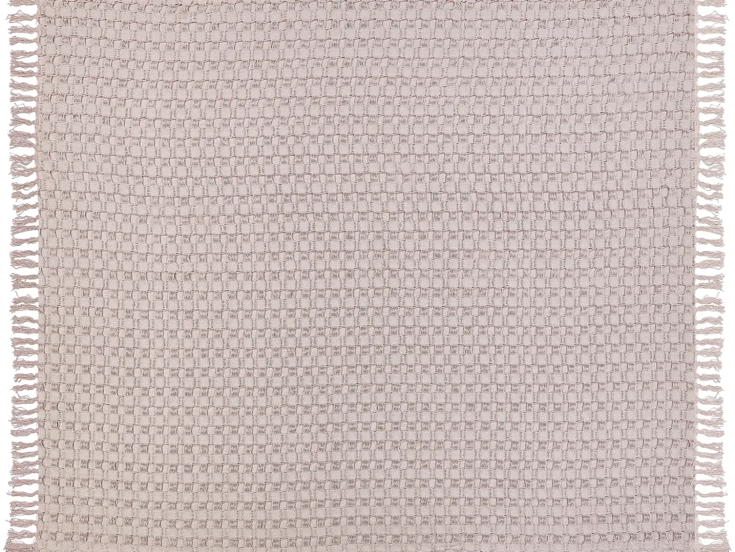 Sengetæppe BERE Bomuld 220 x 240 cm Pastellrosa