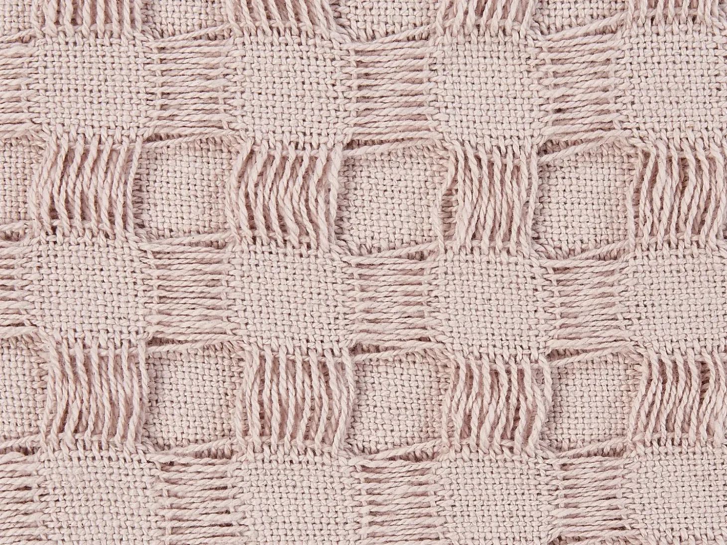 Sengetæppe BERE Bomuld 220 x 240 cm Pastellrosa