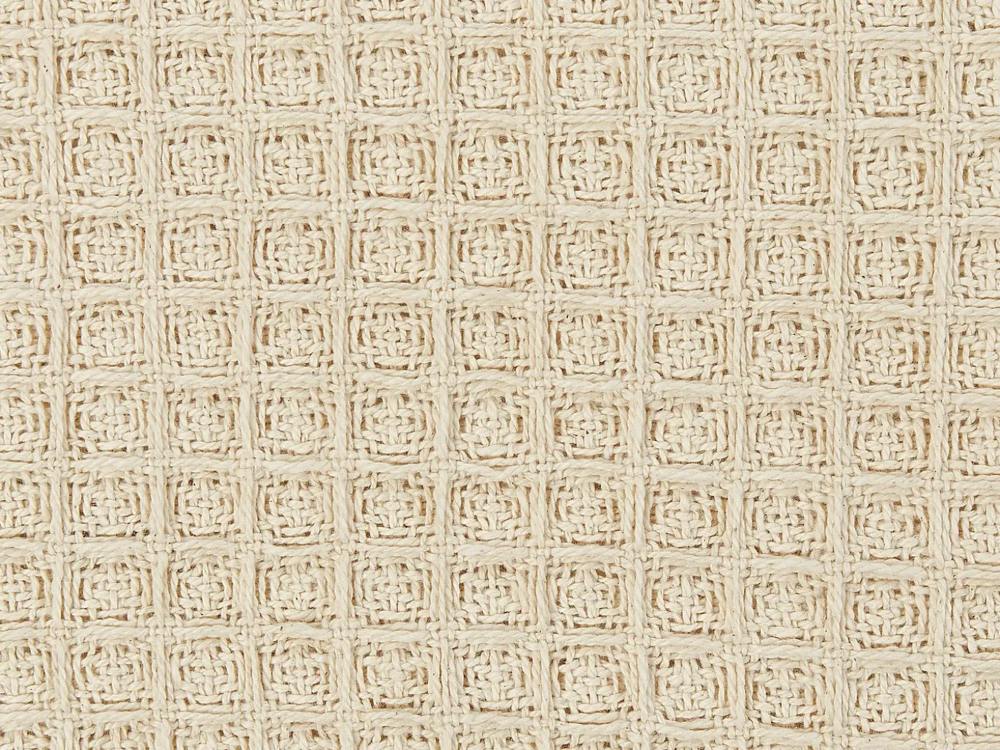Sengetæppe CHAGYL Bomuld 220 x 240 cm Beige