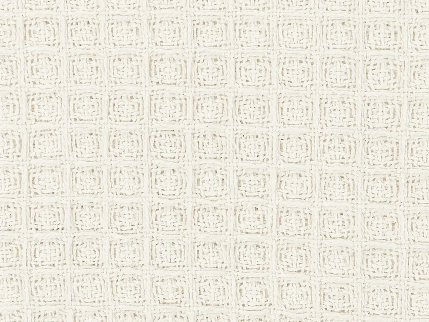 Sengetæppe CHAGYL Bomuld 220 x 240 cm Lys Beige