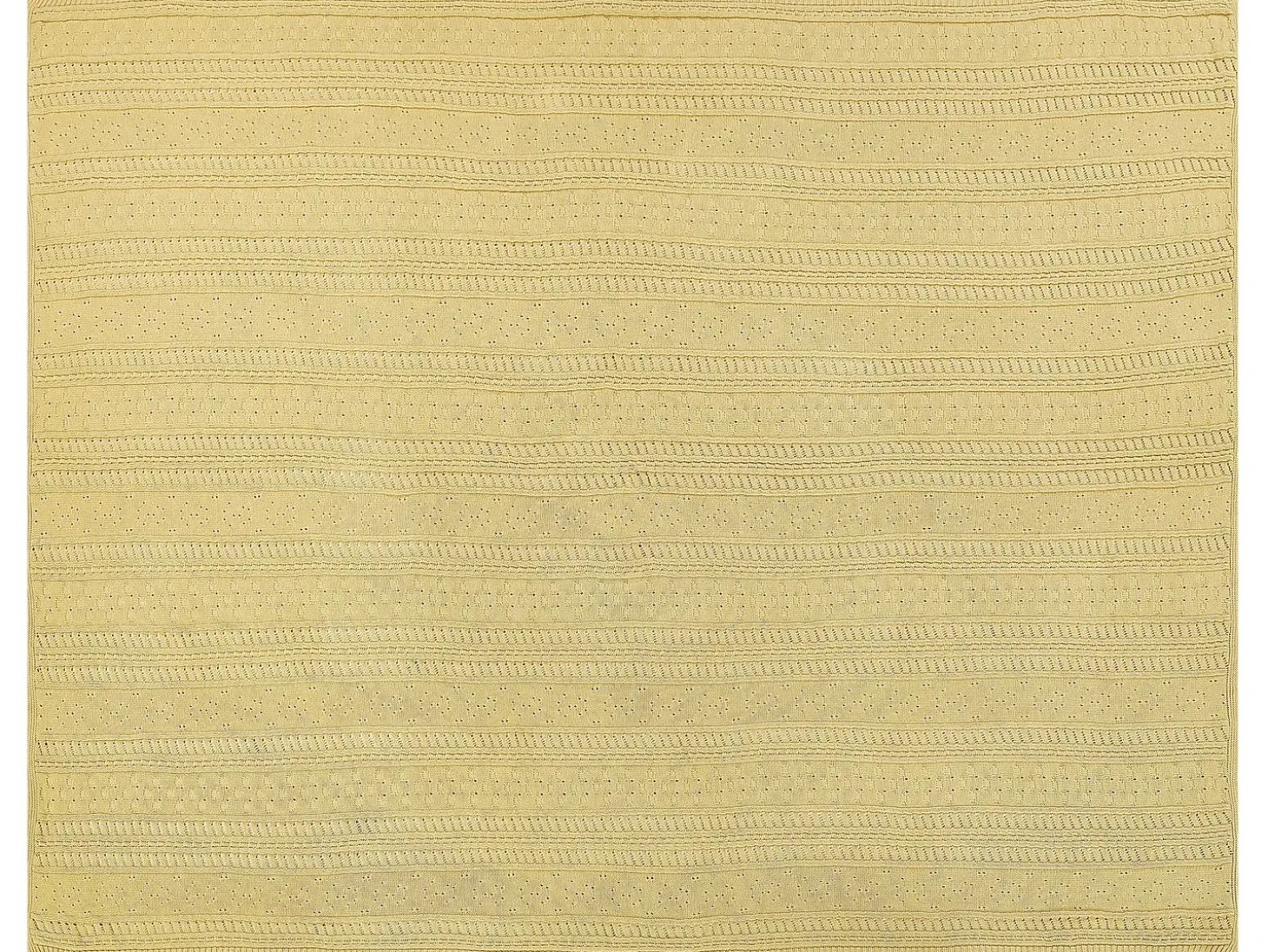 Sengetæppe DAULET Bomuld 150 x 200 cm Gul