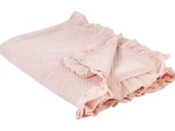 Sengetæppe HATTON Bomuld 220 x 240 cm Pastellrosa