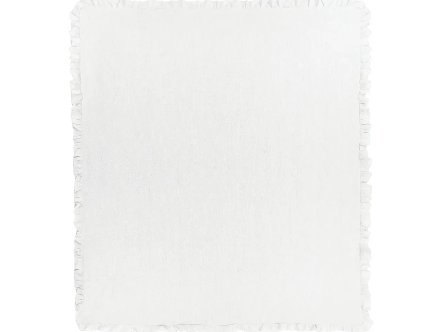 Sengetæppe HATTON Bomuld 200 x 220 cm Cremehvid