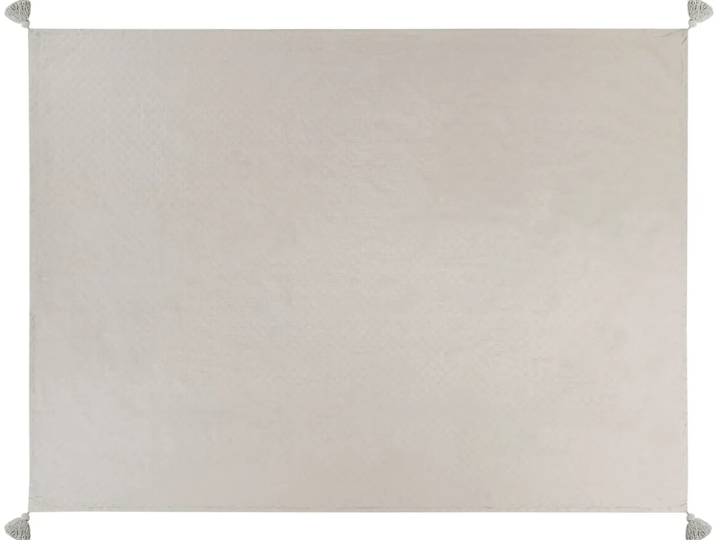 Sengetæppe LINDULA Bomuld 150 x 200 cm Brungrå