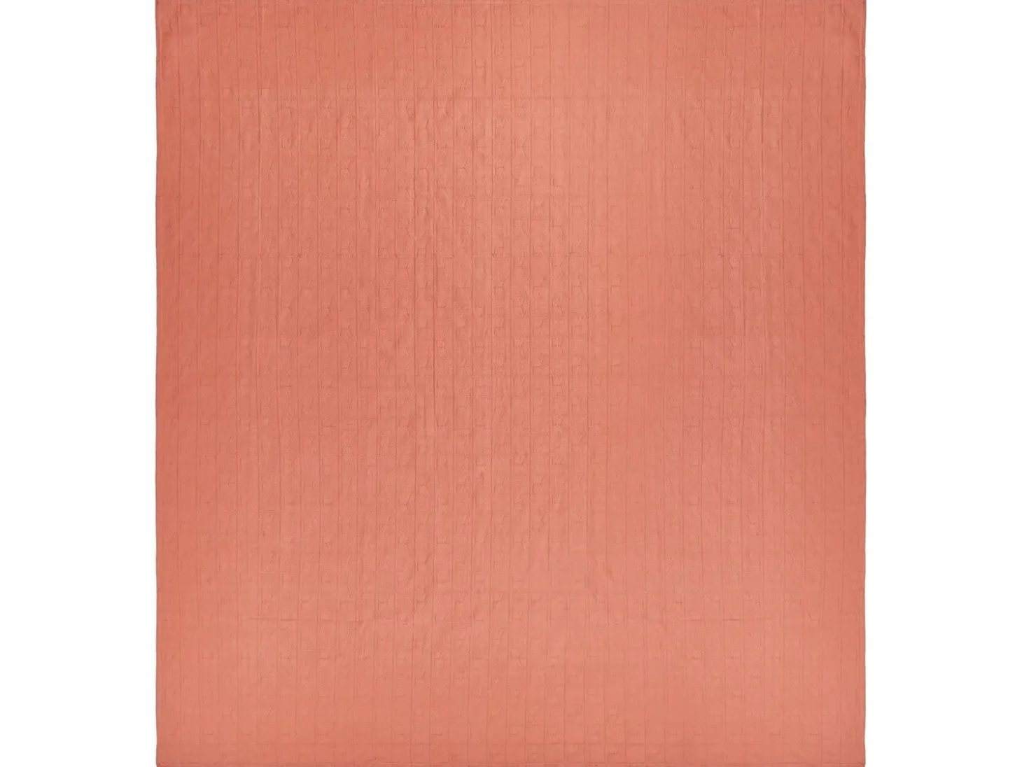 Sengetæppe MARAKA Bomuld 200 x 220 cm Murstensrød