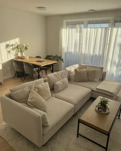 Sengetæppe YERBENT Bomuld 220 x 240 cm Cremehvid