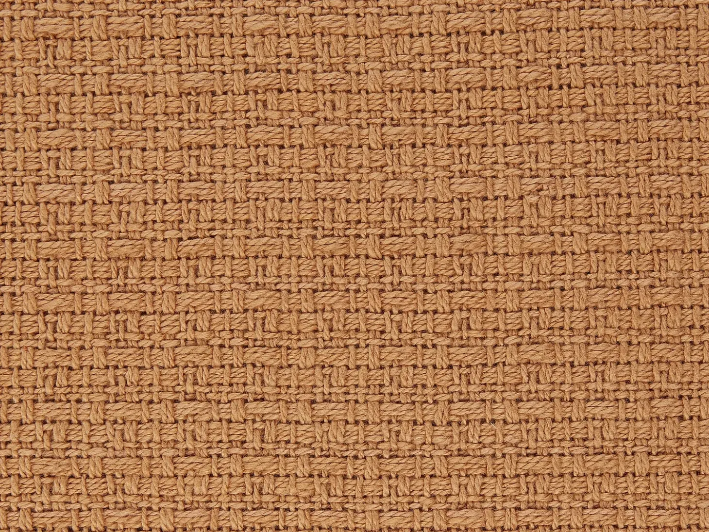 Sengetæppe YERBENT Bomuld 220 x 240 cm Guldbrun