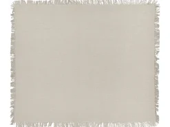 Sengetæppe YERBENT Bomuld 220 x 240 cm Lysegrå