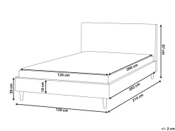 Seng FITOU 120 x 200 cm Sort