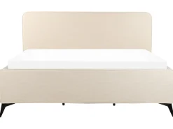 Seng Fløjl VALOGNES 180 x 200 cm Lys Beige