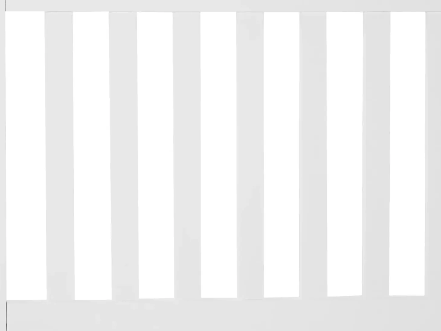 Seng Fyretræ CASTRES 180 x 200 cm Hvid