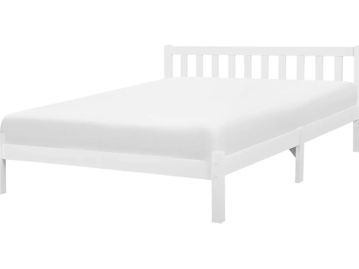 Seng Fyretræ FLORAC 180 x 200 cm Hvid